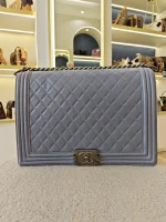 Chanel, Chanel Boy 28, 11", Grey, Very Very  Good - Image 6