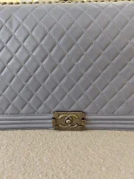 Chanel, Chanel Boy 28, 11", Grey, Very Very  Good - Image 11