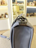 Chanel, Chanel Boy 28, 11", Grey, Very Very  Good - Image 20