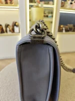 Chanel, Chanel Boy 28, 11", Grey, Very Very  Good - Image 22