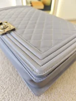 Chanel, Chanel Boy 28, 11", Grey, Very Very  Good - Image 31