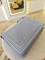 Chanel, Chanel Boy 28, 11", Grey, Very Very  Good - Image 32