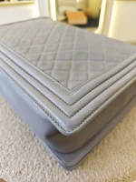 Chanel, Chanel Boy 28, 11", Grey, Very Very  Good - Image 35