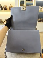 Chanel, Chanel Boy 28, 11", Grey, Very Very  Good - Image 48