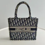 Dior, Book Tote, Small, Blue, Very Good - Image 3