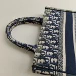 Dior, Book Tote, Small, Blue, Very Good - Image 11