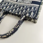 Dior, Book Tote, Small, Blue, Very Good - Image 14