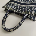 Dior, Book Tote, Small, Blue, Very Good - Image 20