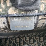 Dior, Book Tote, Small, Blue, Very Good - Image 34