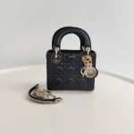Dior, Lady My ABC, Mini, Black, Kept Unused - Image 3