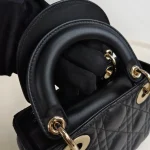 Dior, Lady My ABC, Mini, Black, Kept Unused - Image 13