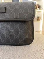 Gucci, GG Supreme Black Belt Bag, , Black, Very Very  Good - Image 5
