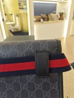 Gucci, GG Supreme Black Belt Bag, , Black, Very Very  Good - Image 10