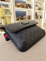 Gucci, GG Supreme Black Belt Bag, , Black, Very Very  Good - Image 15