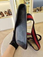 Gucci, GG Supreme Black Belt Bag, , Black, Very Very  Good - Image 19