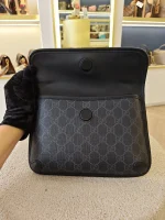 Gucci, GG Supreme Black Belt Bag, , Black, Very Very  Good - Image 23