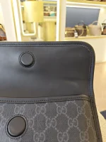 Gucci, GG Supreme Black Belt Bag, , Black, Very Very  Good - Image 24