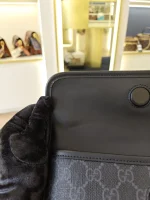 Gucci, GG Supreme Black Belt Bag, , Black, Very Very  Good - Image 25