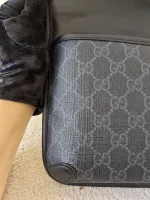 Gucci, GG Supreme Black Belt Bag, , Black, Very Very  Good - Image 28