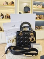 Dior, Lady My ABC, Small, Black, Like New - Image 2