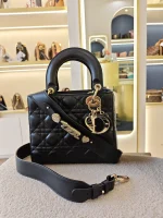 Dior, Lady My ABC, Small, Black, Like New - Image 4