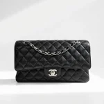 Chanel, Classic Flap Bag, 10", Black, Very Very  Good