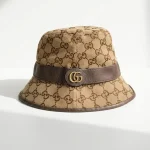 Gucci, GG Canvas Bucket Hat, M, Beige, Very Very  Good