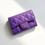 Chanel, Classic Card Holder, , Purple, Like New