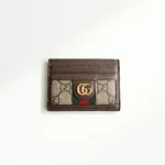 Gucci, Ophidia Card case, , Brown, Very Very  Good