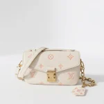 Louis Vuitton, Pochette Metis East West, , White, Very Very  Good