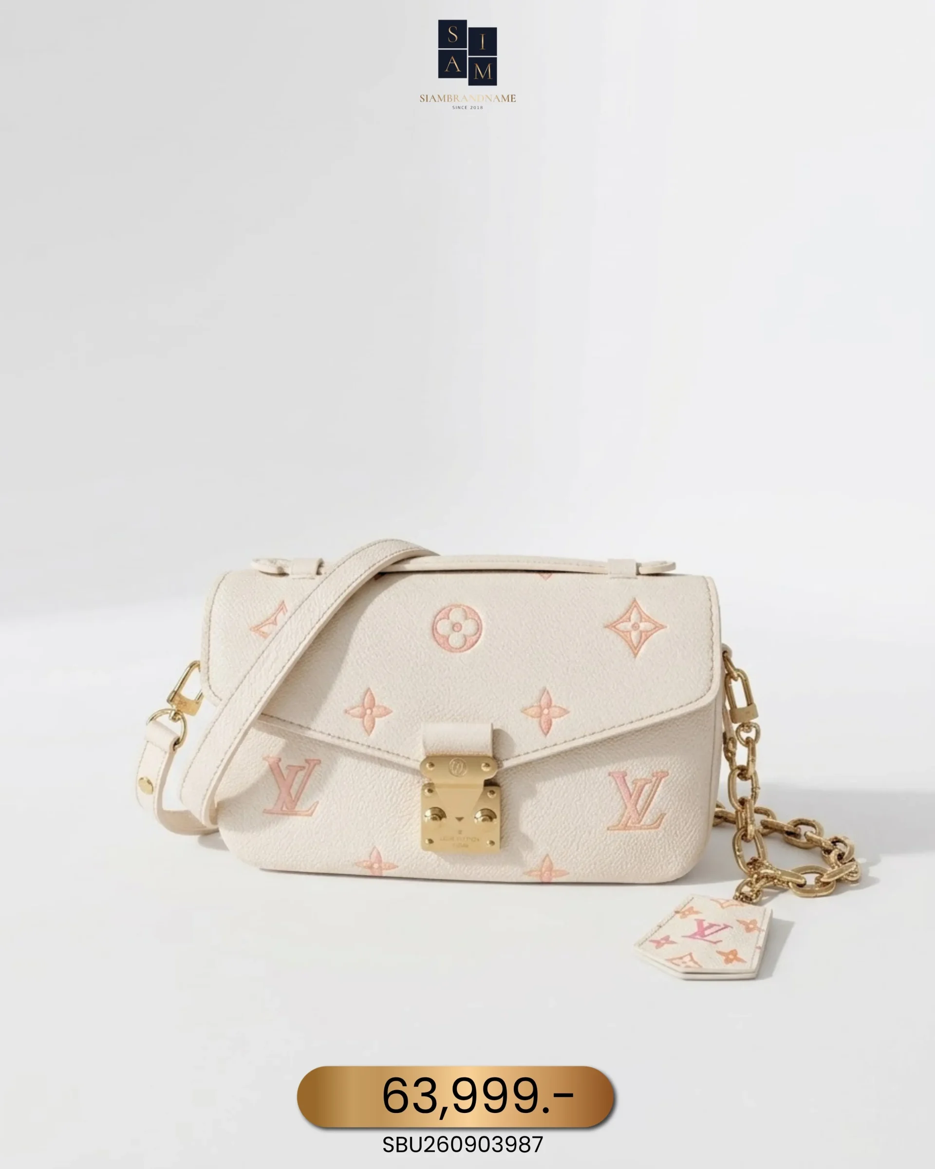 SBU260903987 Louis Vuitton, Pochette Metis East West, , White, Very Very Good - Image 1