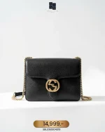 Gucci, Interlocking G Small Shoulder Bag, Small, Black, Very Good