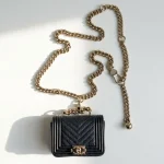Chanel, Boy Belt Bag, , Black, Like New