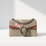 Gucci, Dionysus GG Supreme Blooms, Medium, Beige, Very Very  Good