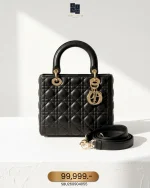 Dior, Lady Dior Medium, Medium, Black, Very Very  Good