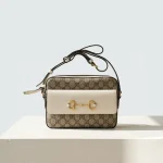 Gucci, Gucci Horsebit 1955 Small Camera Bag, Small, Beige, Very Very  Good