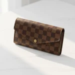 Louis Vuitton, Sarah Wallet, , Brown, Very Good