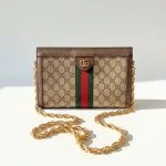 Gucci, Gucci Ophidia GG Small Shoulder Bag, Small, Beige, Very Very  Good