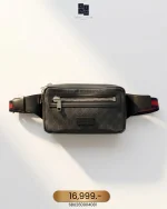 Gucci, GG Black Belt Bag, , Black, Very Very  Good