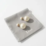 Dior, Petit CD Earring, , White, Very Very  Good