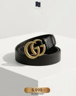 Gucci, [Gucci] GG Marmont Leather Belt, 90/36, Black, Very Very  Good