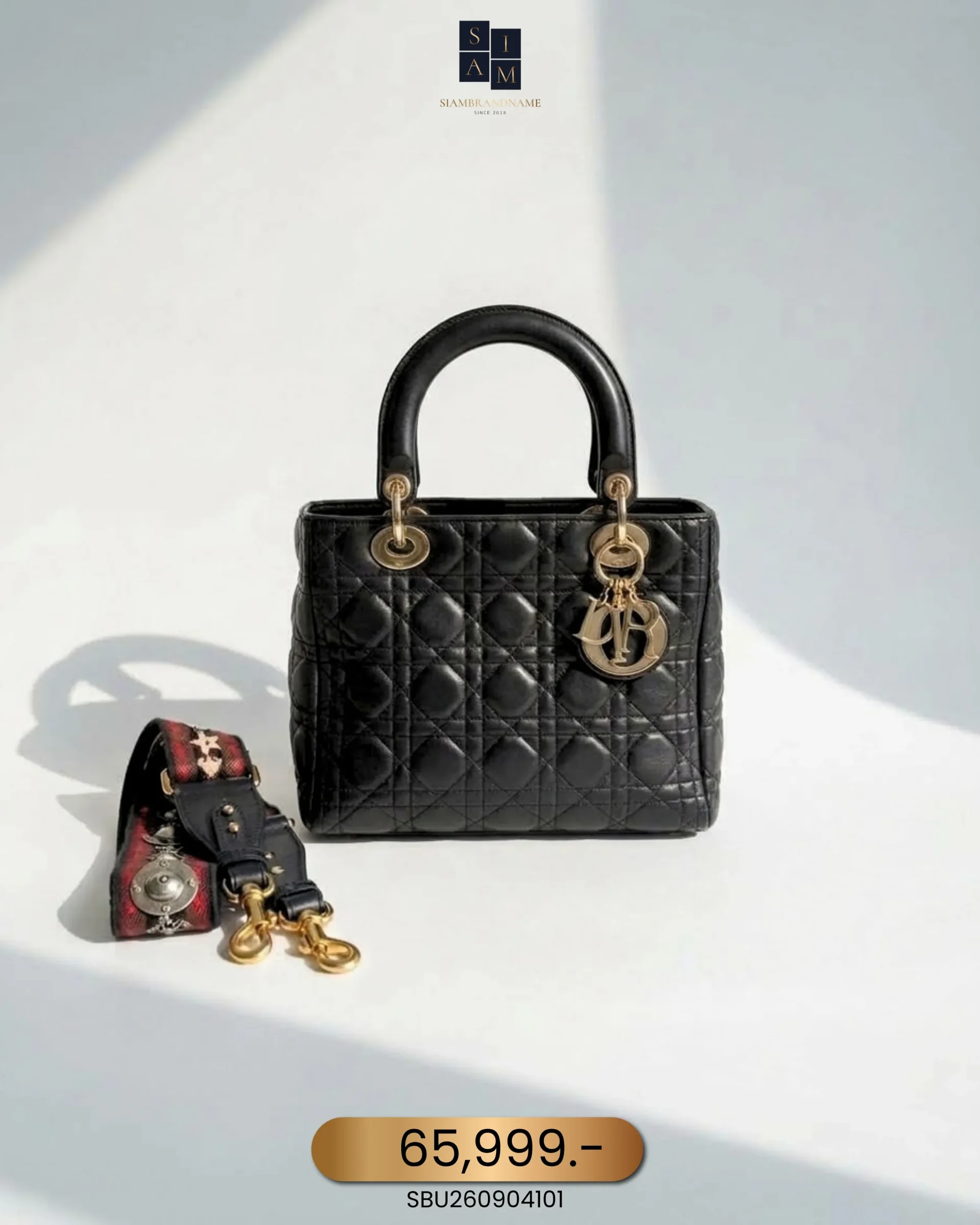 SBU260904101 Dior, Lady, Medium, Black, Very Good - Image 1