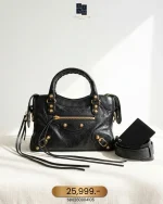 Balenciaga, Balenciaga Mini City Bag, Mini, Black, Very Very  Good