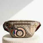 Gucci, Courrier Belt Bag, Large, Beige, Very Very  Good