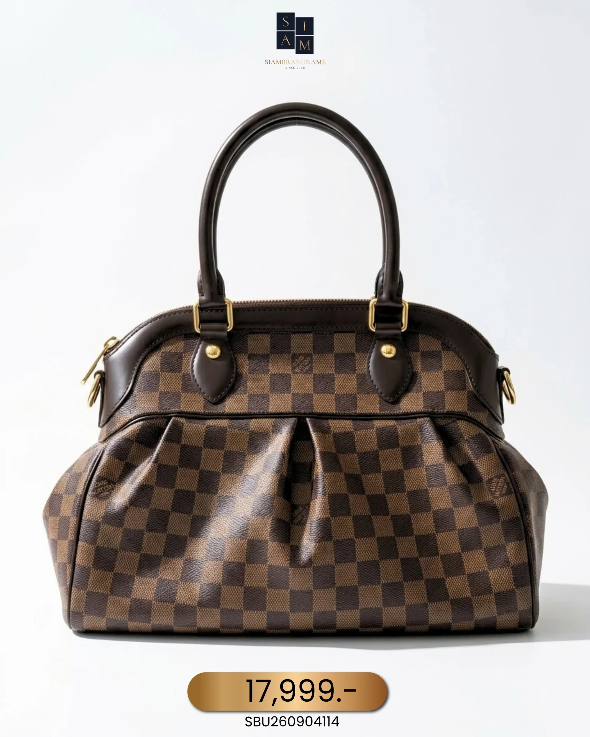 SBU260904114 Louis Vuitton, Trevi , PM, Brown, Very Very Good - Image 1