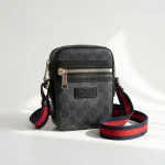 Gucci, GG Supreme Small Messenger Bag, Mini, Black, Like New