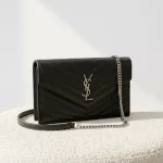 YSL, WOC,  7.5", Black, Like New