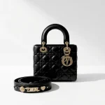 Dior, Lady My ABC, Small, Black, Like New