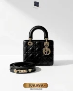 Dior, Lady My ABC, Small, Black, Like New