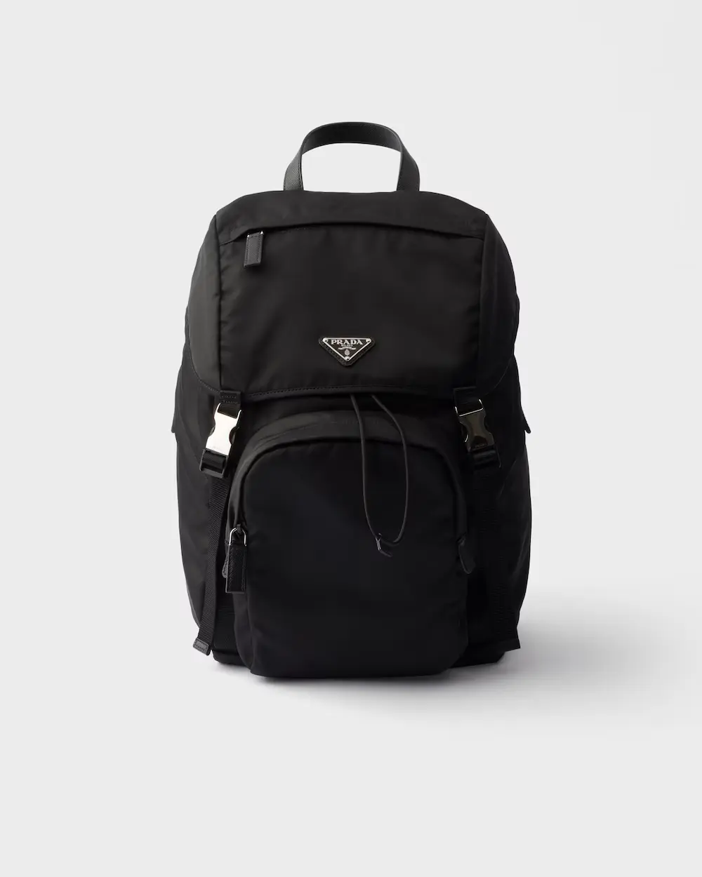 Prada Nylon and Saffiano Leather Backpack